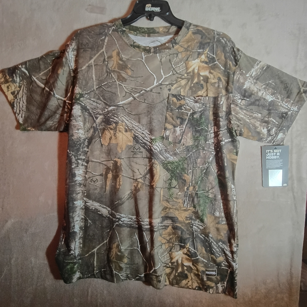 Berne Men's Camouflage Short Sleeve Tee